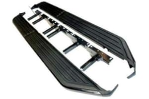KONNEKT All Black Stealth Side Steps compatible: LR Discovery 4 LR4 09-17
