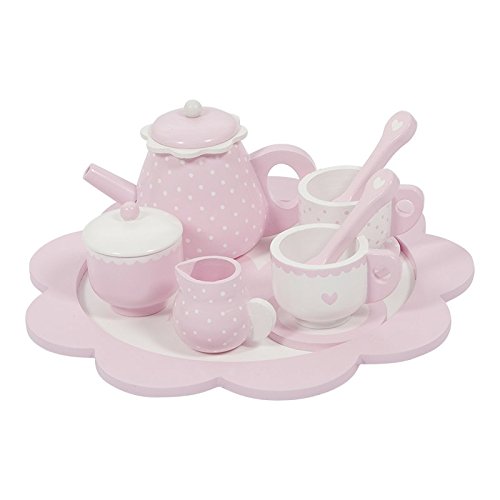 Preisvergleich Produktbild LITTLE DUTCH LD4365 Holz Tee-Set rosa