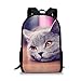 Produktbild Katzenrucksack für Kinder 17 Zoll personalisierte süße Schultasche Rucksack (Color : -, Size : -)