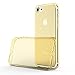 Produktbild Cadorabo Hülle für Apple iPhone 7 / iPhone 7S / iPhone 8 - Hülle in TRANSPARENT Gold - Handyhülle aus TPU Silikon im Ultra Slim 'AIR' Design - Silikonhülle Schutzhülle Soft Back Cover Case Bumper