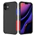 Produktbild Case kompatibel mit iPhone 11 6,1 Zoll Case Cover Shell Heavy Duty Schutz Bumper Case (schwarz + blau)