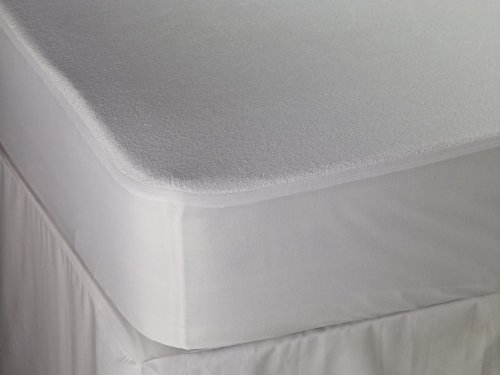 Terry Towelling Waterproof Mattress Protector Breathable Anti Allergy, Anti Dust Mite, Double Size