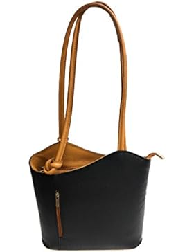 Damen Handtasche Rucksack Designer Luxus Henkeltasche aus Echtleder in versch. Farben