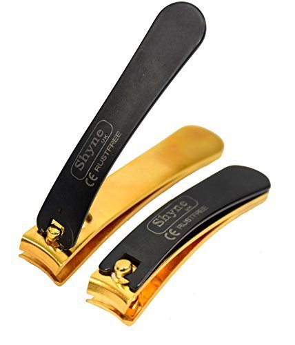 Professional Toe Nail Cutter Clipper Chiropody Heavy Duty Thick Nails GOLD/BLACK (LARGE)