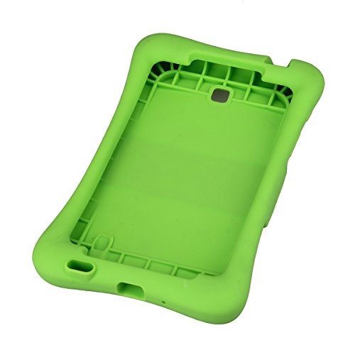 NEWSTYLE Samsung Galaxy Tab 4 7.0 Kinderfreundliche Silikon Hülle Schutzhülle Tasche Case für Samsung Tab 4 SM-T230 / T231 / T235 (7 Zoll) – Grün - 3