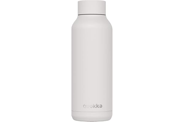 Quokka SOLID WHITE | BOUTEILLE THERMOS EN ACIER INOXYDABLE 510 ML