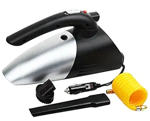 NIKAVI Vacuum Cleaner Super Suction Multi Function Car Dry/Wet Vacuum Cleaner with Air Pump and LED Flashlight (5303)