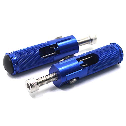 Reposapiés o estribera BJ Global universal para motocicleta, de Billet de Aluminio CNC, para estribera de carreras