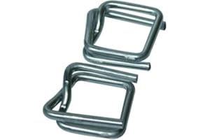 Kalembal Boucle acier autobloquantes pour cerclage du feuillard plastique ou textile (x1000 pcs)