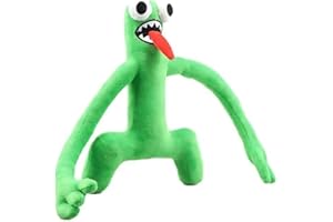 CARROTEE Rainbow Friends Plüschtier Anime Kuscheltiere Kawaii Grun Plush Stofftier Cute Plushies Plüschtiere Plushie Monster Stofftiere Plüschkissen Halloween Weihnachten Geschenke für Kinder Roblox