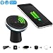 Produktbild EooCoo Kabelloses Autoladegerät, Qi Ladegerät Drahtlose Inductive ladestation Charger für iPhone X 8 8 Plus,für Samsung Galaxy Note 8 S8 S8 Plus S8+ S7 Edge und Alle Qi Geräte