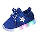 Produktbild Kinderschuhe Jungen,Kinderflugnetzoberfläche mit LED-Leuchten Leichten Schuhen Schuhen Atmungsaktiven Laufschuhen,Schnüren für Kinderschuhe,Kinderschuhe Mädchen
