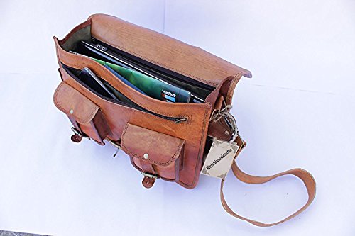 Leder Messenger Bag f  r M  nner   Frauen  Vintage Leder Business Aktentasche f  r Laptops und B  cher   handgefertigt  RUGGED   Distressed   Original