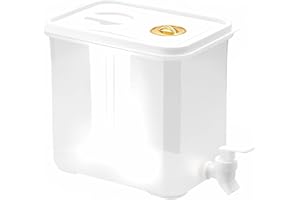 Cymwer 3.5/5/10l Drink Dispenser with Tap,Plastic Juice Drink Dispenser,Large Capacity Fruit Tea Drink Bucket