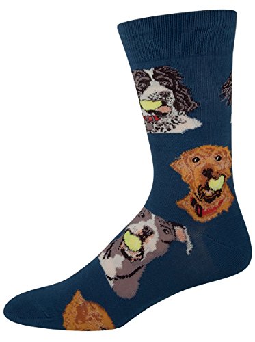 Preisvergleich Produktbild Socksmith Ball Dog Mens Antique Blue Crew Socks