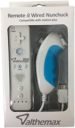 AlthemaxNon-slip Anti-slip design Comfort Grip remote controller nunchuk Basic White for Nintendo Wii / Wii Mini / Wii U [video game]