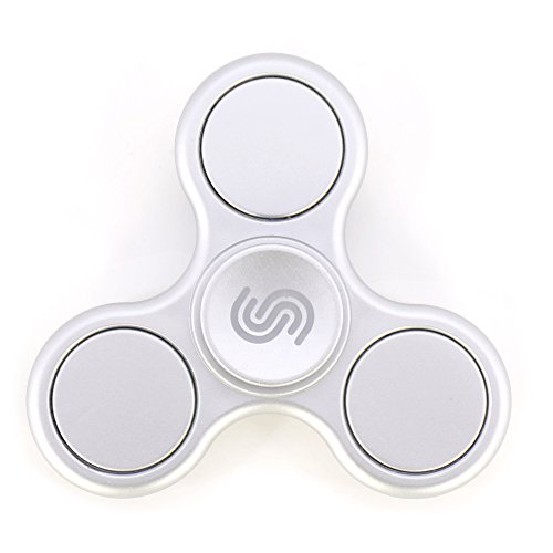 Spreaze Fidget Spinner Hand Spinner, Matte Surface EDC Spinner Fidget Toys, tri-spinner fidget, and Ultra Speed - Premium Hybrid Ceramic Bearing. (Silver)