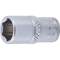 Douille Peu Profonde 6 Pans 9mm - 1/2 Pouce, Acier Carbone Chromé