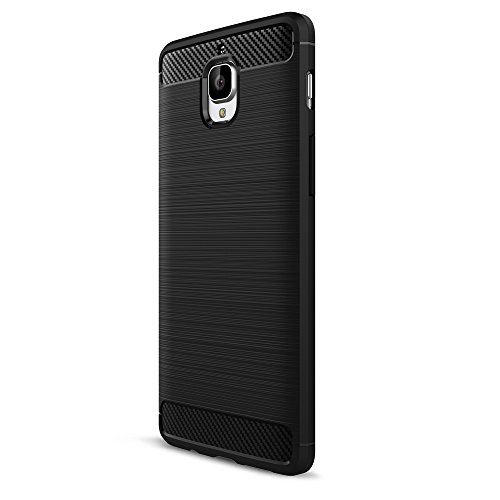 Oneplus 3/ Oneplus 3T Hülle Case, Elekin Soft-Flex Capsule Premium Schwarz TPU Handyhülle Schutzhülle Schmaler Telefonschutz für das Oneplus 3/Oneplus 3T – Schwarz - 2