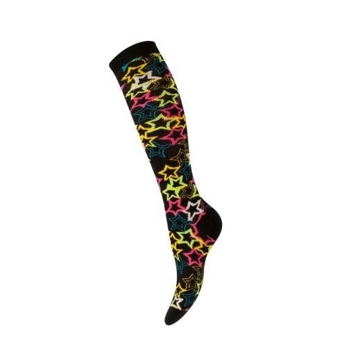SOXO Women's "glow in the dark" knee highs - Size : UK Adult 2.5 / 7