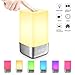 Produktbild Lichtwecker, Fypo Wake Up Licht LED Tageslichtwecker Nachttischlampe mit Sonnenaufgang und Sonnenuntergang Simulation Funktion USB Ladegerät Design fünf Natur Sounds [Energieklasse A]atur Sounds [Energieklasse A]