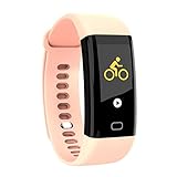 IGEMY Neueste Förderung Smart Handgelenk Band Fitness Schlaf Tracker Smart Armband Aktivität Tracker Pulsmesser SMS Funktion (Rosa)