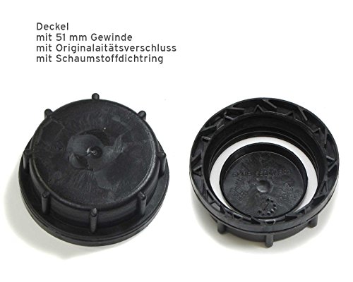 5L Kanister leer aus HDPE, mit Verschluss DIN 51mm und UN Zulassung, Wasserkanister, lebensmittelecht - 3
