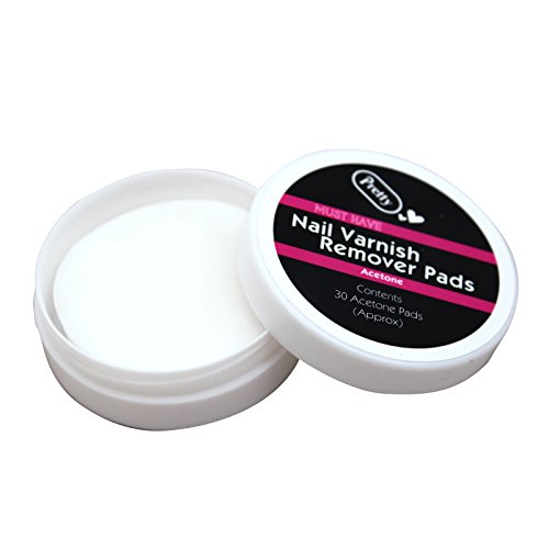 Nail Varnish Remover 60 Pads - Wipe Cleaning Manicure for Natural Nails