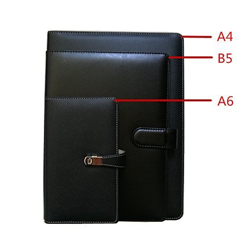 Oficina Negocio B5 Carpeta para Conferencia Cuadernos Documentos Clip Piel Universidad Papeler a Personal Portafolios Organizador Tarjeta Notebook con Calculadora Negra reviews Oficina Negocio B5 Carpeta para Conferencia Cuadernos Documentos Clip Piel Universidad Papeler a Personal Portafolios Organizador Tarjeta Notebook con Calculadora Negra