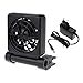 Produktbild JAGETRADE Kühlventilator Für Aquarium Wasser Einstellbare Wind 1/2 Temperaturregelung EU Stecker Single