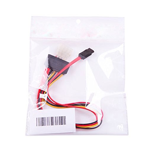 TOOGOO(R) 15 + 7 Pin SATA Power/ Daten auf 4 Pin IDE Stromkabel - 5