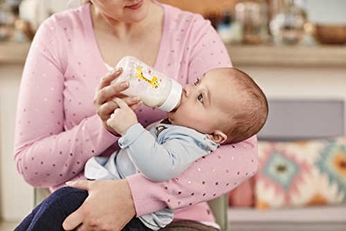 Philips Avent Anti-Kolik Klassik+ Flasche SCF574/12, 1er-Pack, Giraffe, 260 ml - 4