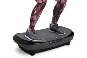 KLAR FIT Klarfit Vibe 4DX PRO - Pedana Vibrante Professionale, Potenza: 300 Watt, modalità 4D con 4DX TripleMotor Technology, Superficie MaxComfort Training: 71,5x43,5 cm