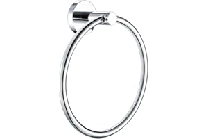 VPPIK Stainless Steel Towel Ring - Wall Mounted for Kitchen Bathrooms, Bath Towel Holder Hand Towel Ring 6.29 in/16 cm (Classic)