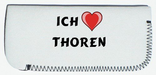 Preisvergleich Produktbild Brillenetui mit Ich liebe Thoren (Vorname / Zuname / Spitzname)
