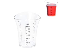 ORION GROUP Barmaß Tasse doseur de cuisine | 60 ml | avec graduation transparente Jigger | pour cocktails