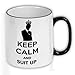 Produktbild FunTasstic Tasse Keep calm and suit up Kaffee-Pott (T151)