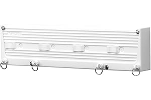 Cuncial TZ-S-4 | Tendedero Automático de Pared 4 Cuerdas | hasta 20 m de Tendido | Extensible 5 m por Cuerda | Blocaje Individual | Interior y Exterior | Compacto y Resistente | Fabricado en España