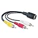 Produktbild Hama Video-Adapter 6-pol.-DIN-Kupp. - 1 Cinch-Stecker/2 Cinch-Stecker