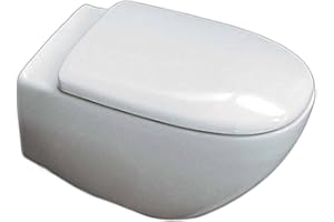 IDROTOP Copriwater per FLAMINIA SPIN come ORIGINALE AVVOLGENTE TERMOINDURENTE BIANCO cerniera inox normale o rallentata soft close