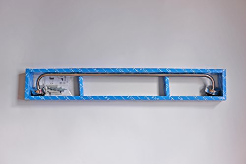 Kapitan V2A 18/10 Edelstahl 60 cm Handtuchhalter Ohne Bohren 3M VHB Selbstklebendes Handtuchständer Handtuchstange Wandmontage Poliert, Made in der EU, 20 Jahre Garantie - 4