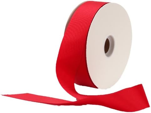 Offray Grosgrain Craft 7/8-Inch by 100-Yard Ribbon Spool, Cranberry