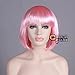 30cm 8 Colors Short 40cm Straight Women BOB Anime Cosplay Party Wig Fancy Dress