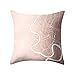 Produktbild IMJONO Kissen Heiß 2019y Rose Gold Pink Kissenbezug Platz Kissenbezug Home Decoratio(18"x18" /45cm*45cm,Rosa-J)