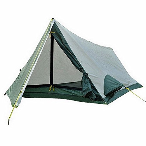 Tienda de campaña Ultralight tienda de campaña de 1 persona portátil impermeable tienda de campaña ligera de pesca 3 temporada de Bivvy