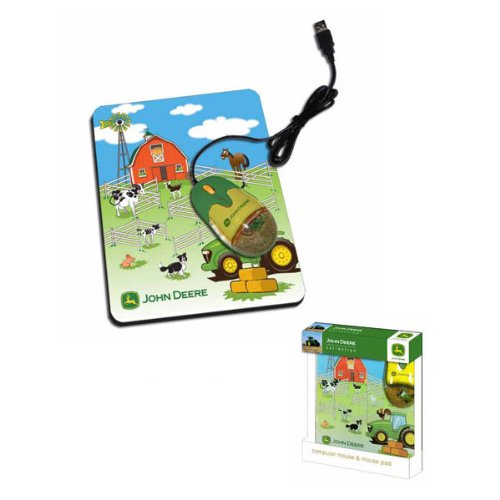 Preisvergleich Produktbild John Deere Liquid Optische Maus mit Pad (Farm Szene)