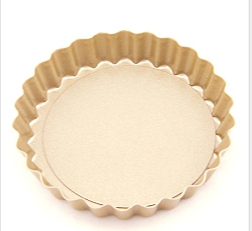 MTTLS Cake Baking Mould 4-inch Non-Stick Mini Round False Bottom Tart Pan Bakeware 230 ℃ 3pcs