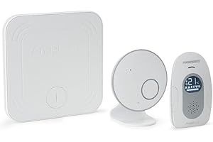 Foppapedretti Monitor Digitale Angelcare AC127, per Neonati Con Sensore Di Movimento, rileva suoni e movimenti, trasmissione digitale e sicura (DECT) a 1.8 GHz con portata fino a 250 metri, Bianco