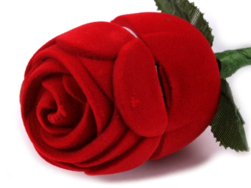 BUSDUGA – Rose 270mm , als Ringdose – perfekt für ihren Antrag - 4
