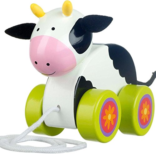 Orange Tree Toys Cow Pull Along